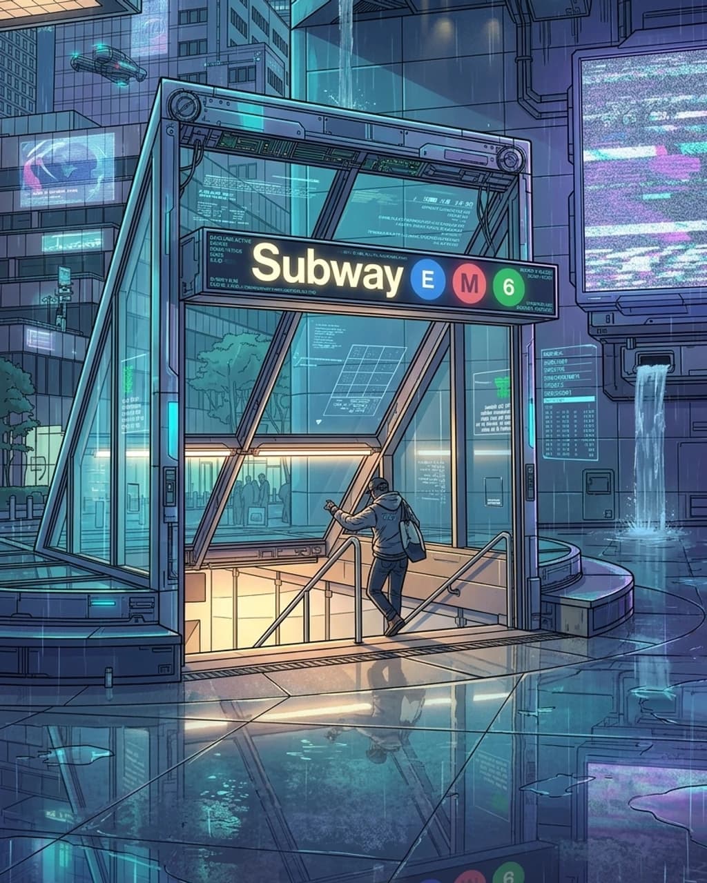 Cyber Future Animefy style example
